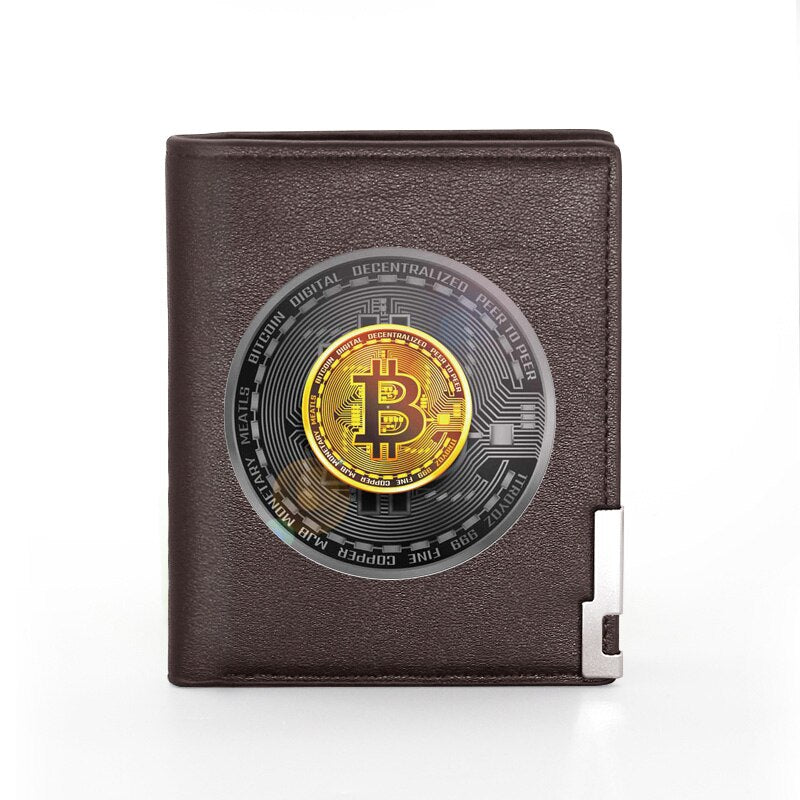 Cryptocurrency Wallet Leather Bitcoin Wallet