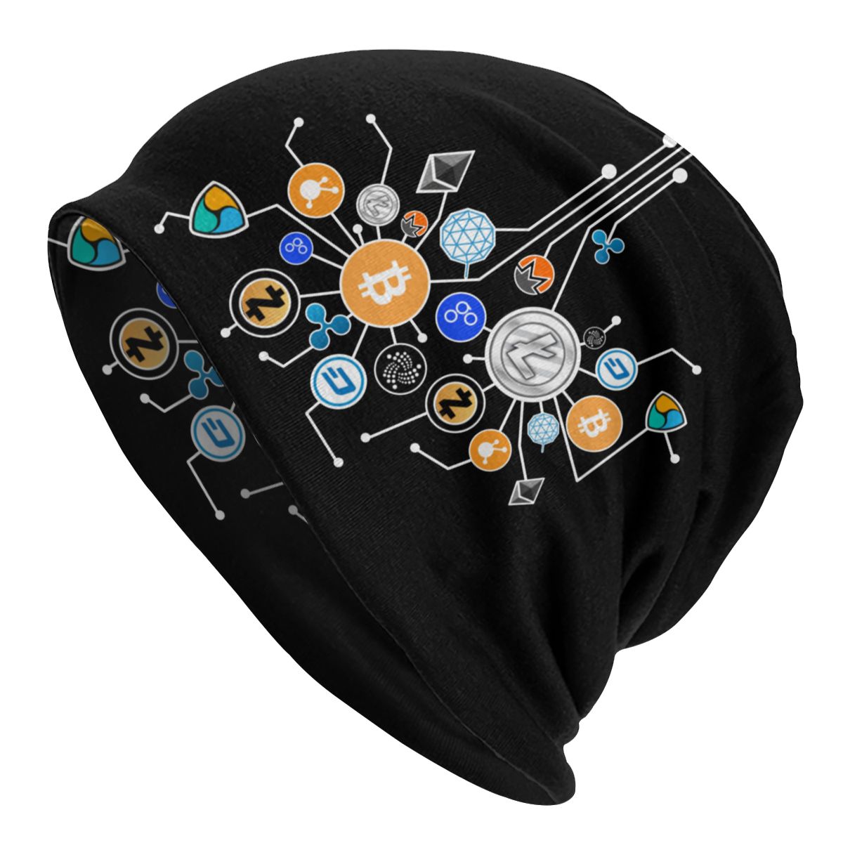 Cryptocurrency knitted hat