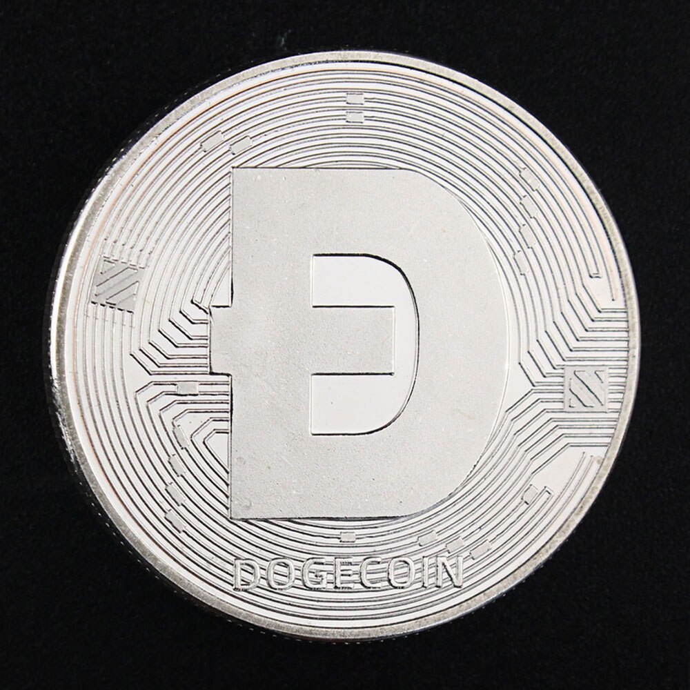 Dogecoin  Silver plated
