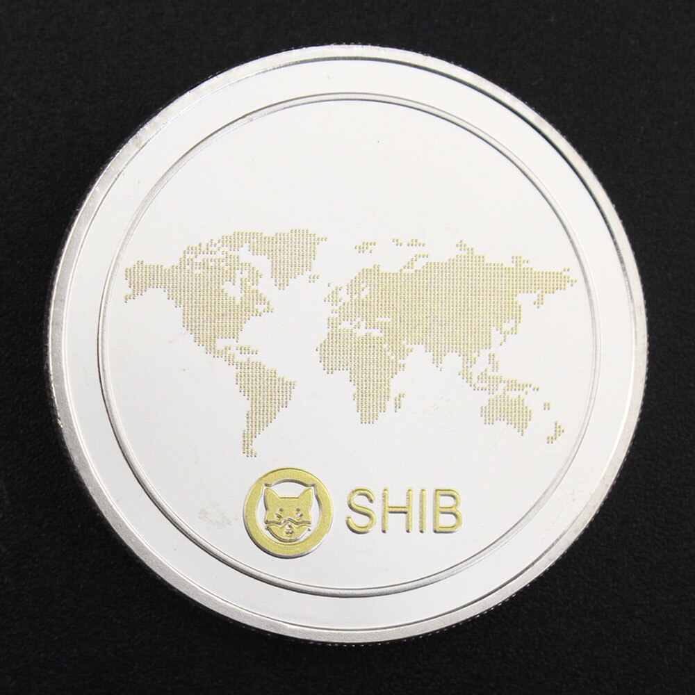 SHIB Shiba Inu Silver plated