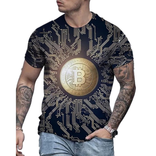 Bitcoin-T-Shirt Krypto-T-Shirt 3 Designs