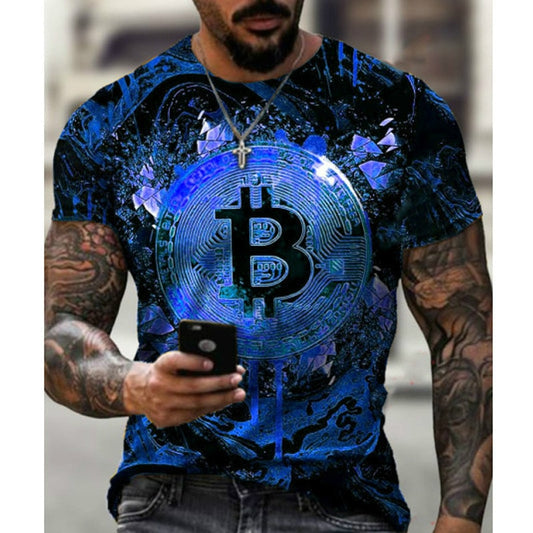 3D Bitcoin t-shirt
