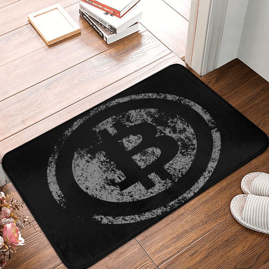 Bitcoin Logo Doormat