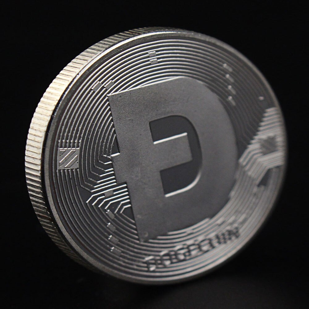 Dogecoin  Silver plated