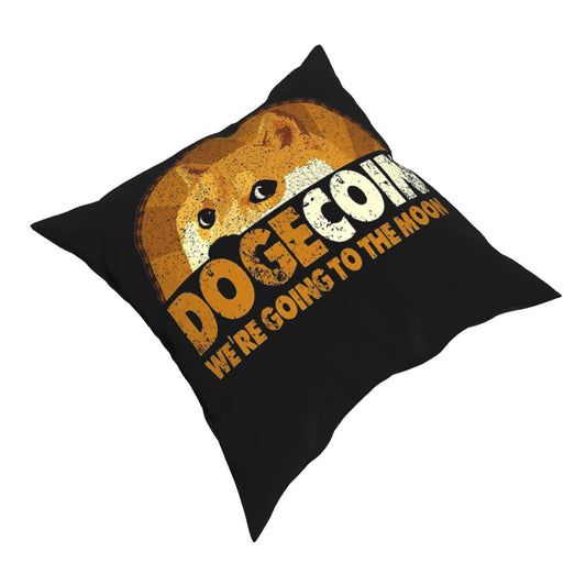 Dogecoin pillowcase