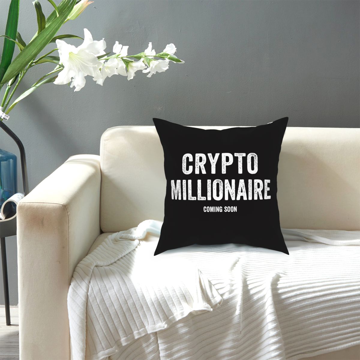 Crypto Millionaire pillowcase