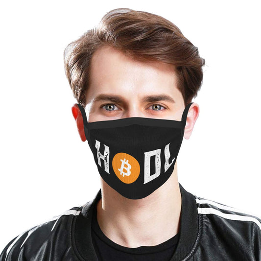 HODL Bitcoin face mask