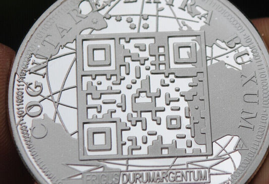 Bitcoin  collectible silver plated