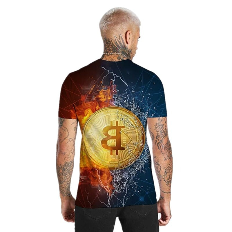 Bitcoin-T-Shirt Krypto-T-Shirt 3 Designs