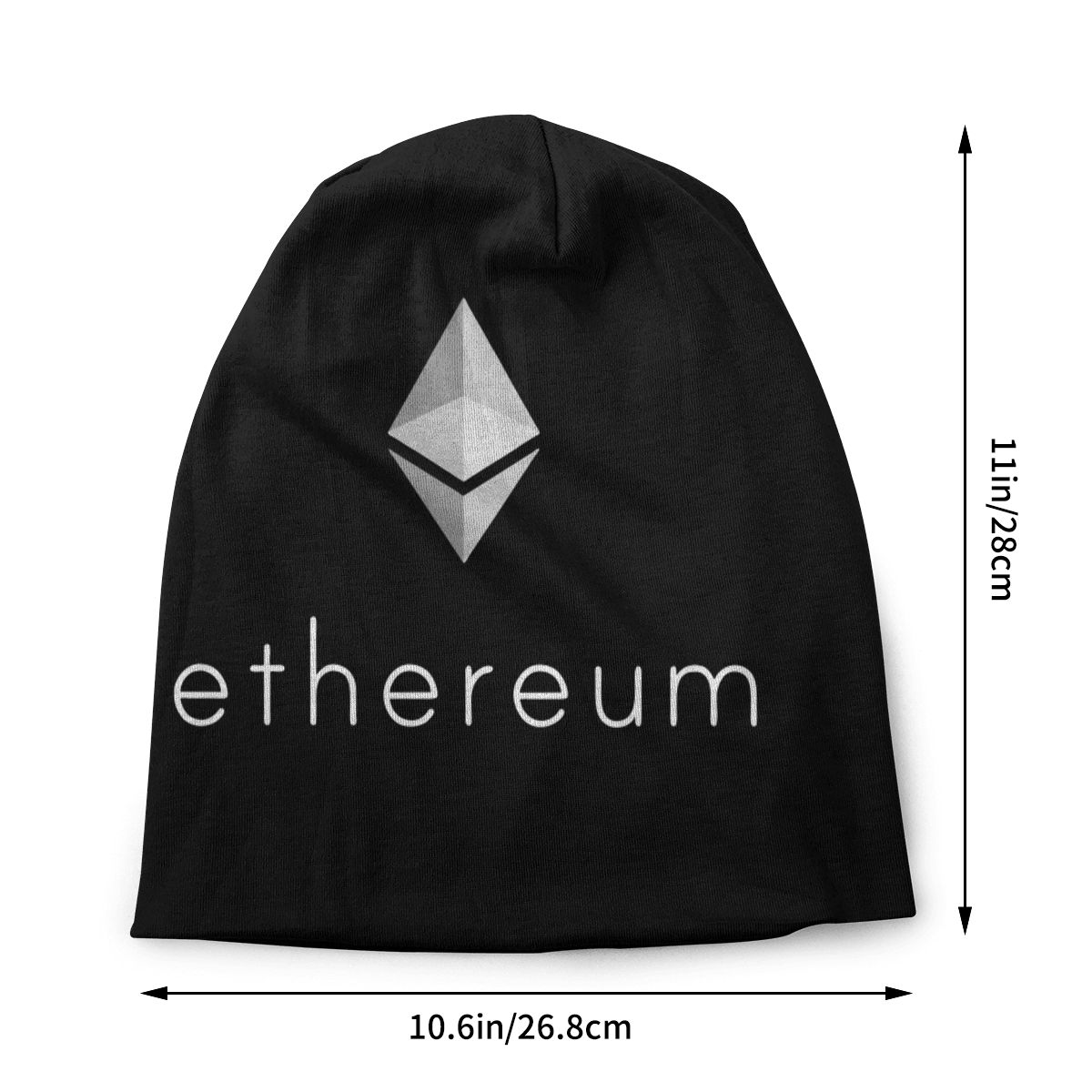 Ethereum knitted hat