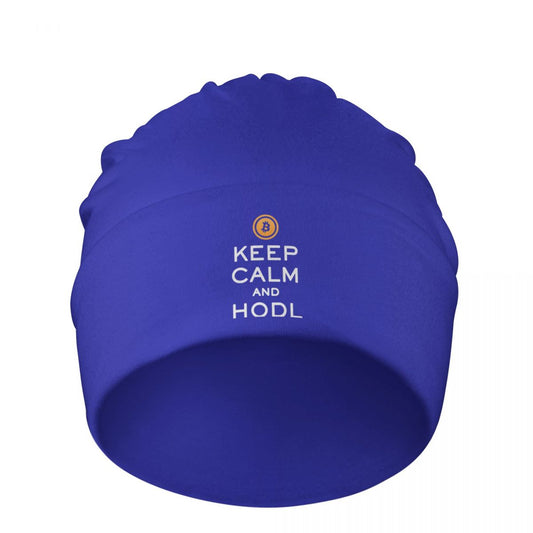 Bitcoin Knitting Hat Keep Calm And Hodl Bitcoin