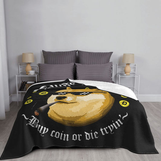 Blanket DOGE Dogecoin blanket