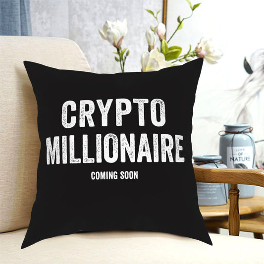 Kopfkissenbezug Crypto Millionaire