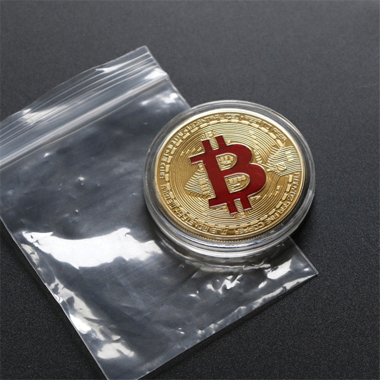 Bitcoin Gold plated