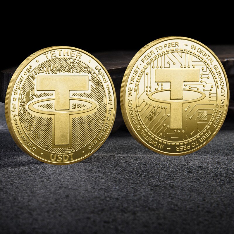 Bitcoin cryptocurrency Collection Gold Plated Coins