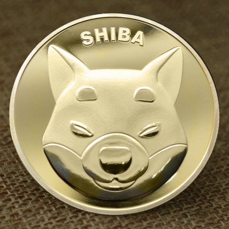 SHIB Shiba Inu Vergoldet und versilbert