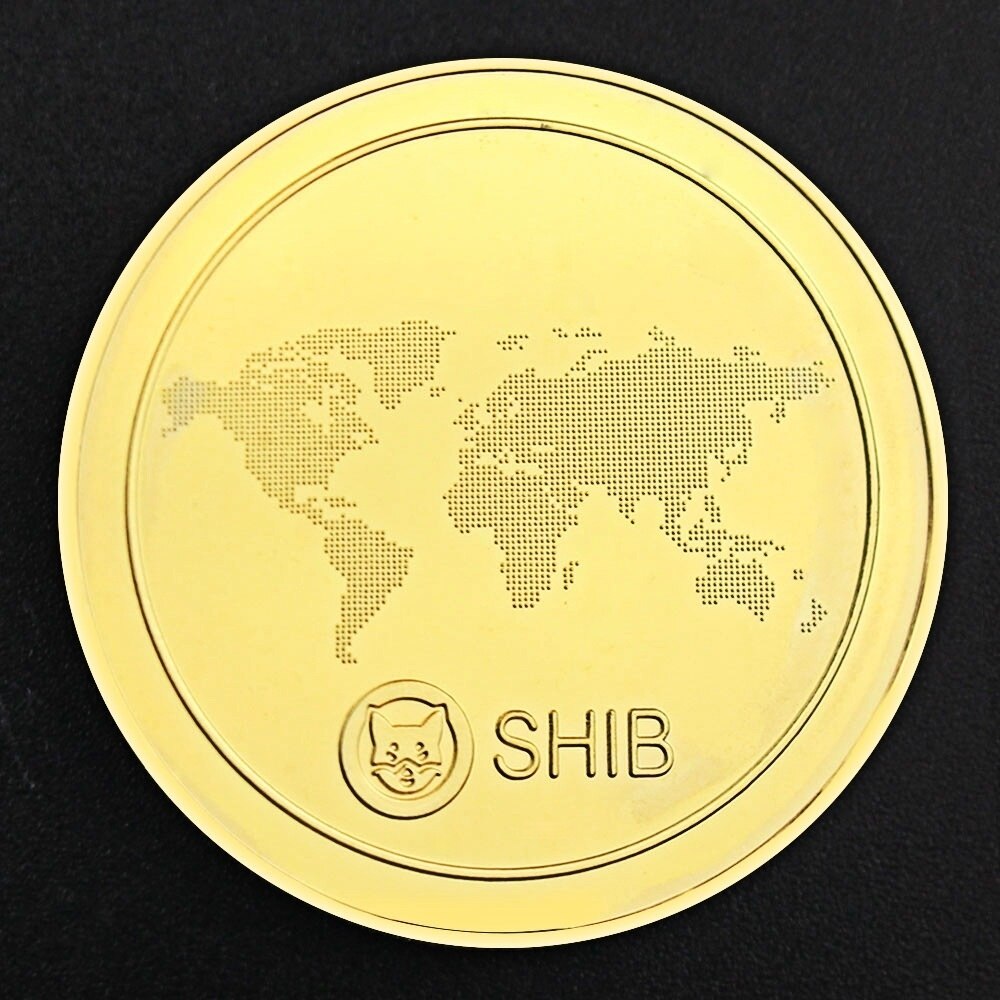Shiba Inu SHIB  Gold plated