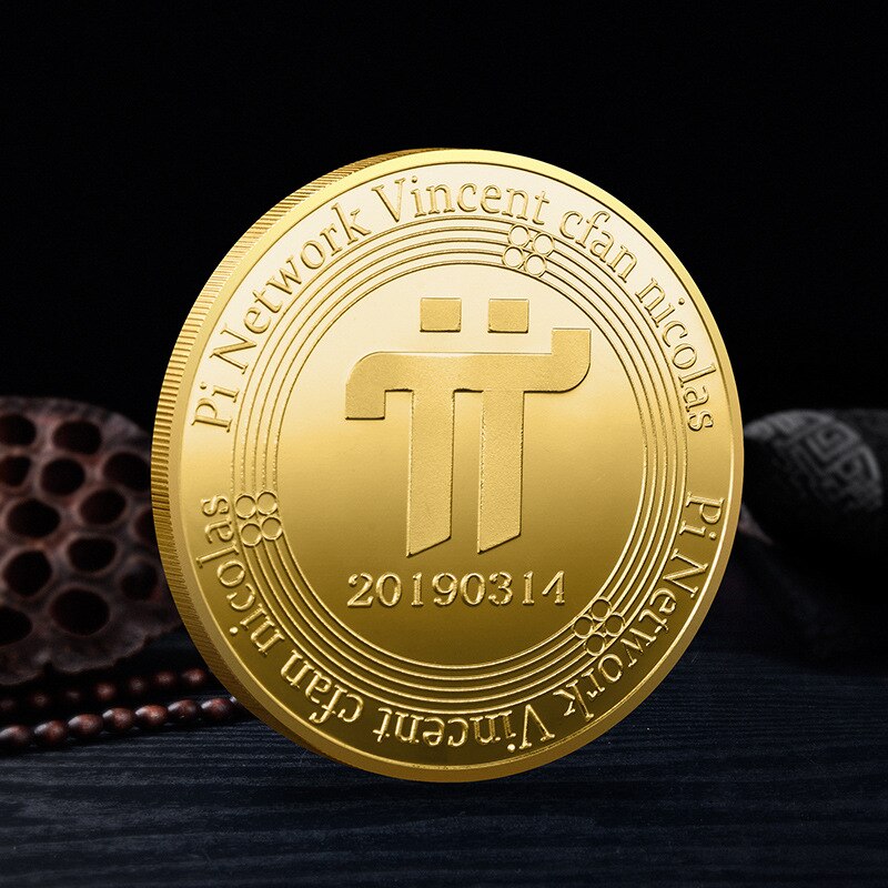 Bitcoin cryptocurrency Collection Gold Plated Coins