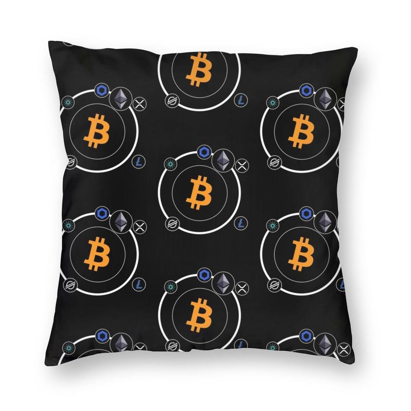 Bitcoin crypto pillowcases