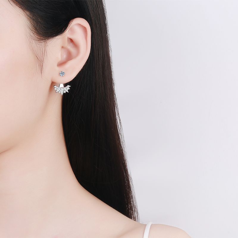 moissanite earring Moissanit-Ohrring