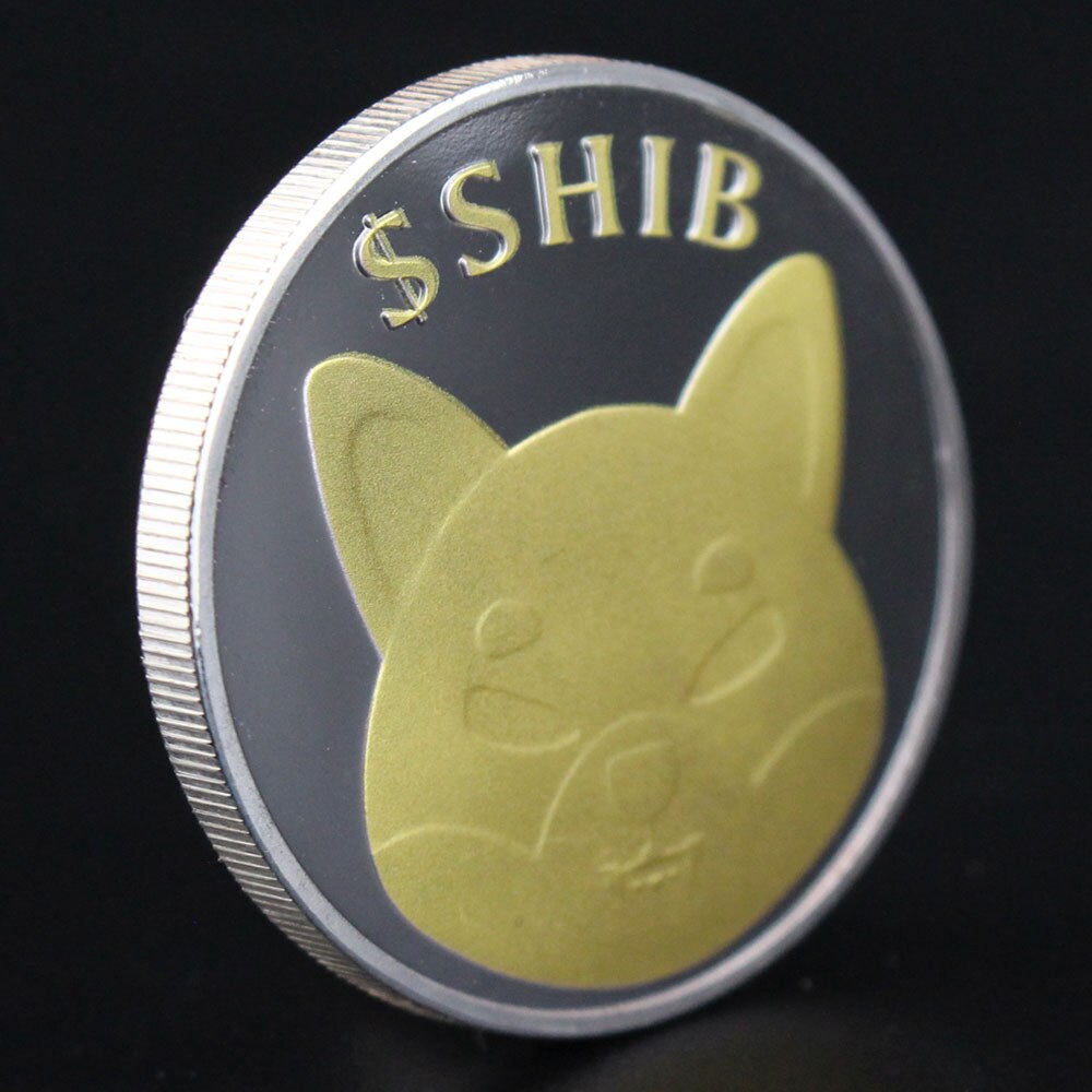 SHIB Shiba Inu Silver plated
