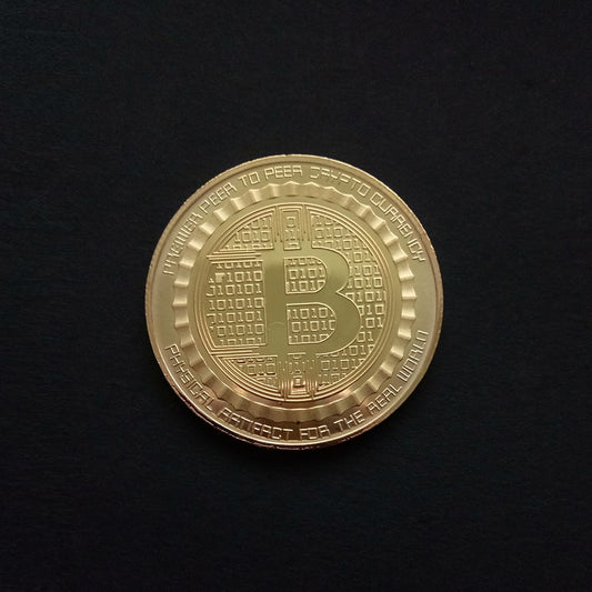 Bitcoin Silk road gold and silver plated