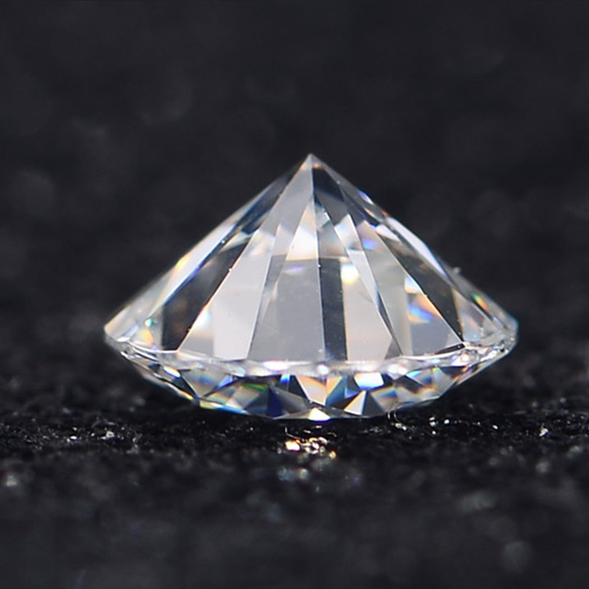10ct 14mm genuine  moissanite diamond G color VVS1
