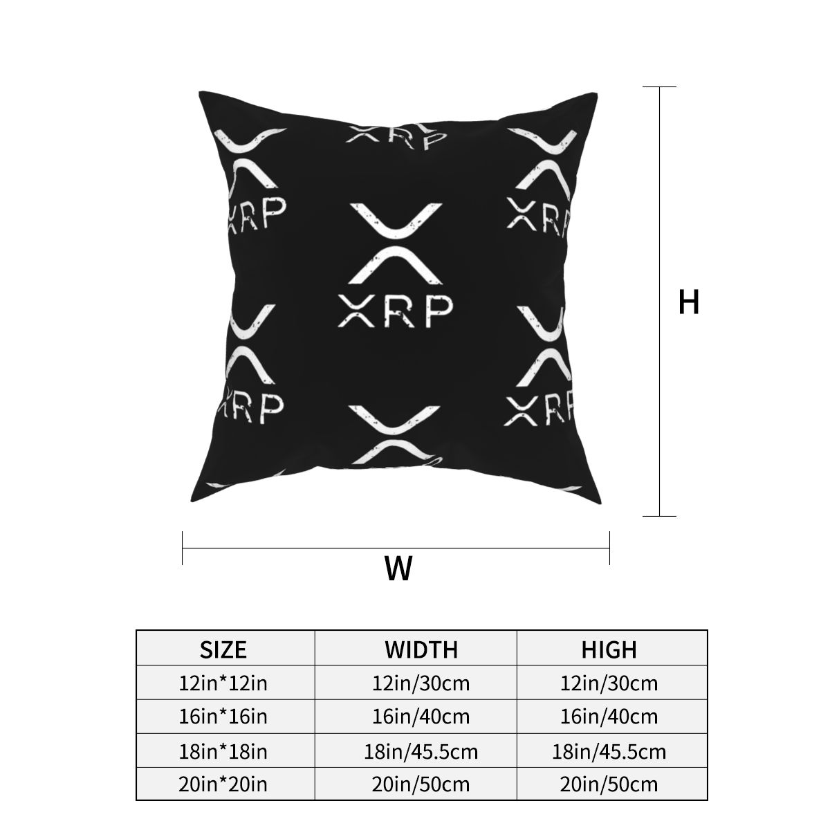 XRP Ripple pillowcase