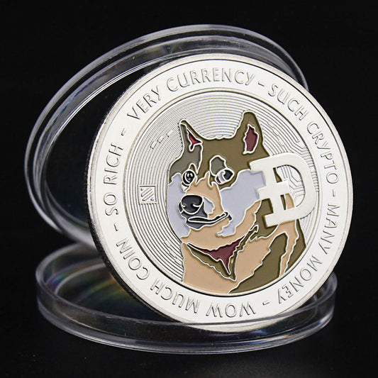 Dogecoin Gold and Silver plated