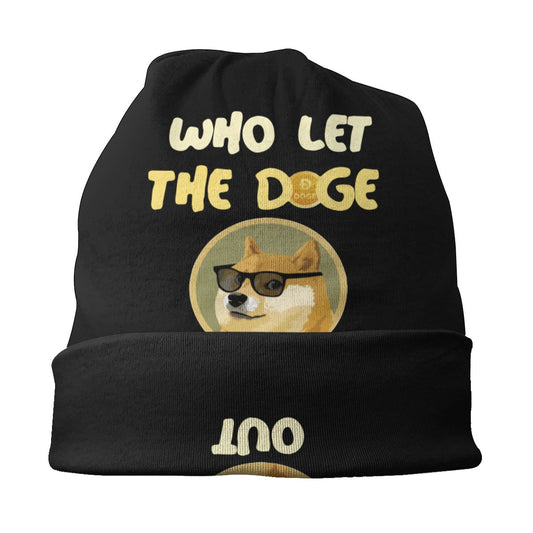 Dogecoin knitted hat