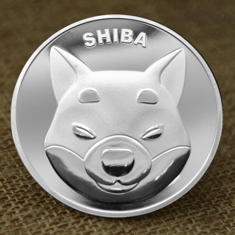SHIB Shiba Inu Gold and Silver plated