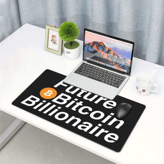 Zukünftiges Bitcoin-Milliardär-Kryptowährungs-PC-Mauspad Mousepad