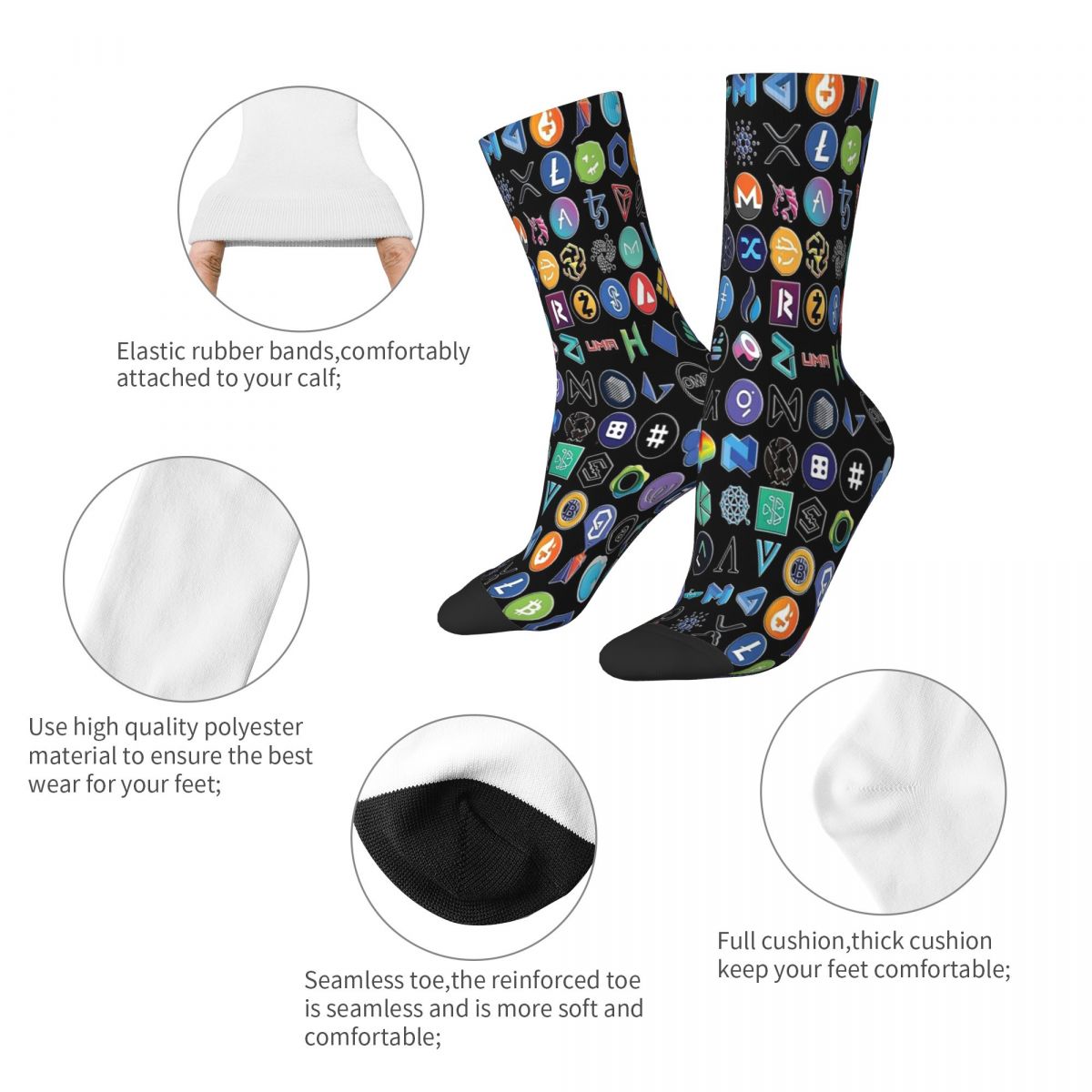 Socks Cryptocurrency-themed socks