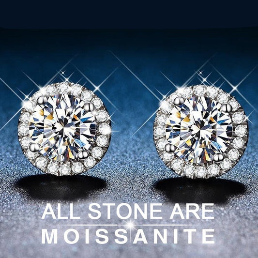 Moissanite earrings