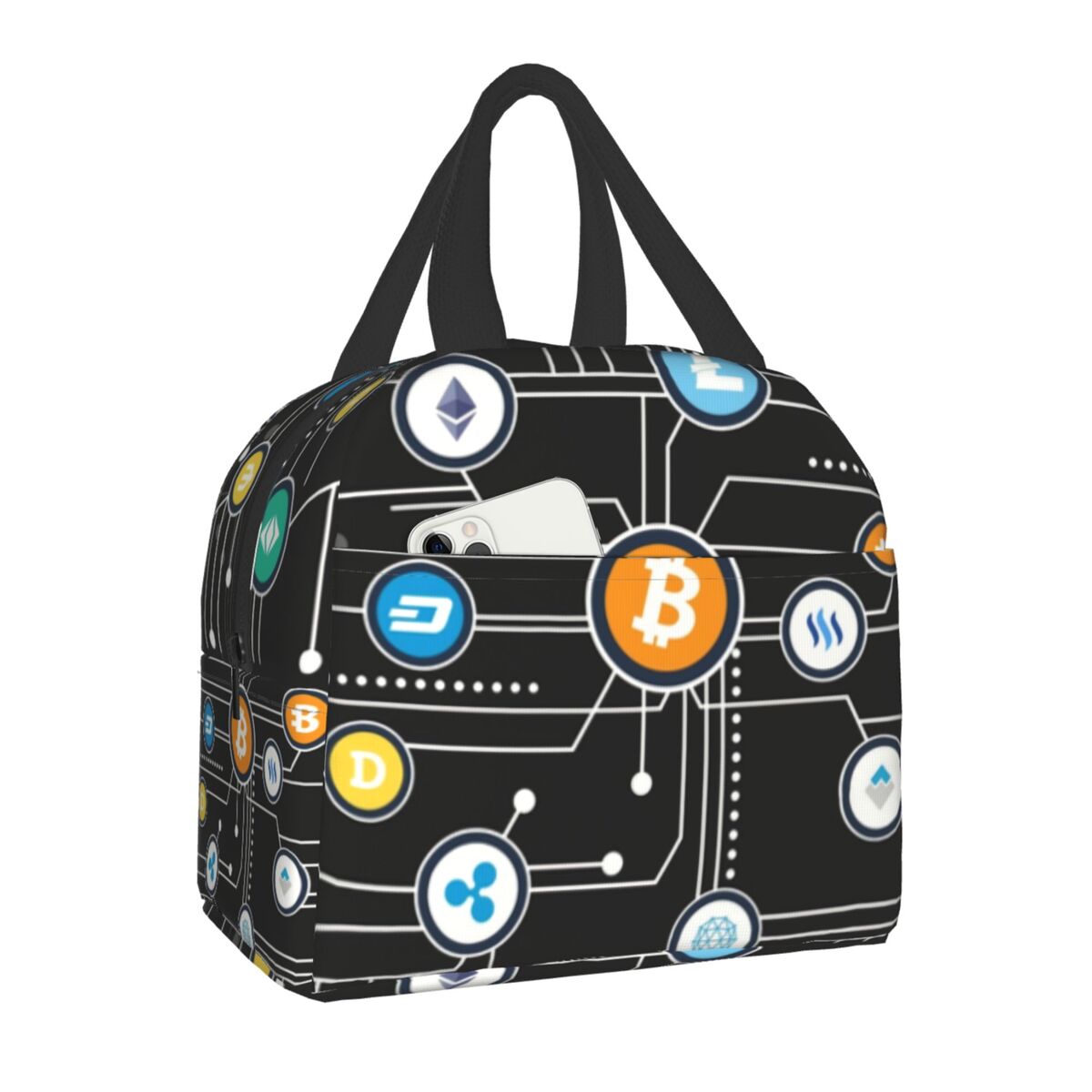 Cryptocurrency Bitcoin Altcoin  Lunch Bag,