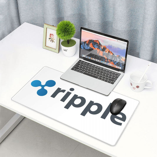 Ripple XRP Kryptowährungs-Tastatur-Schreibtischunterlage Mousepad