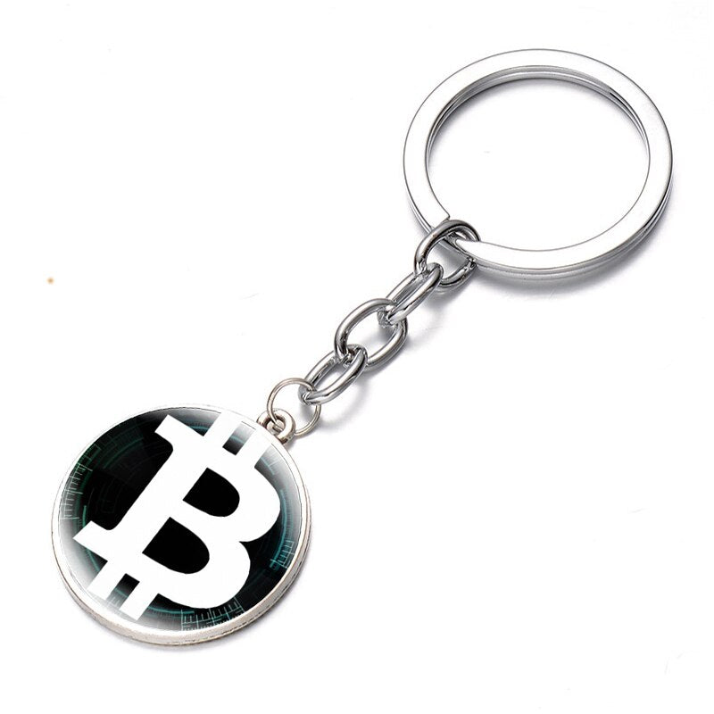 Bitcoin-Design-Schlüsselanhänger