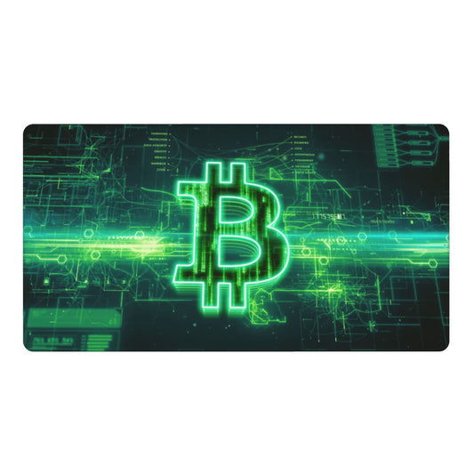 Bitcoin BTC Kryptowährungs-Tastatur-Schreibtisch-Matte Mousepad