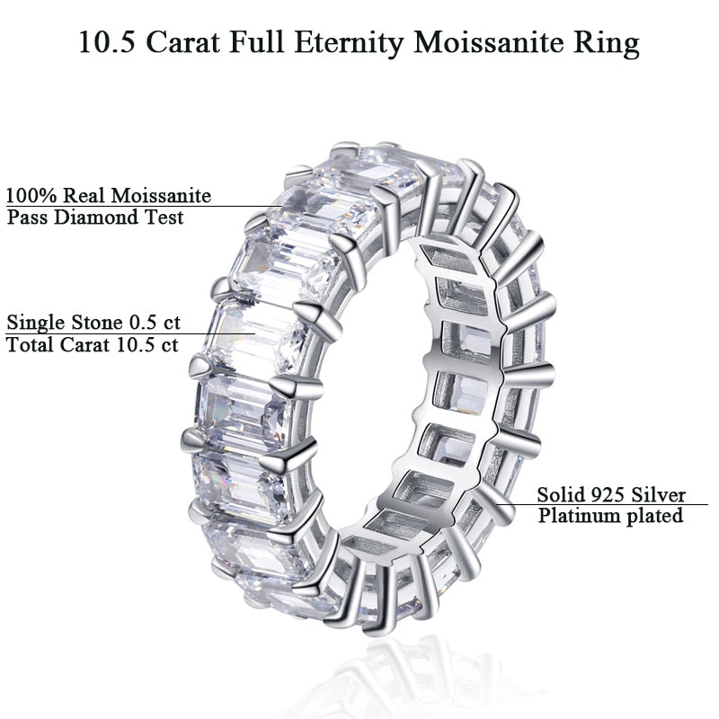 Moissanite ring Moissanit-Ring
