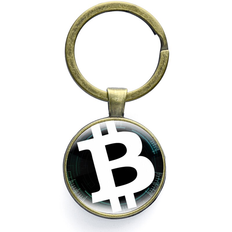 Bitcoin-Design-Schlüsselanhänger