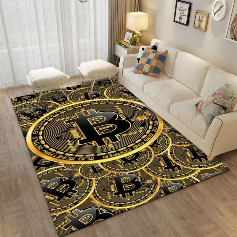 Bitcoin Teppich Bitcoin 3d Bodenmatte 14 Varianten