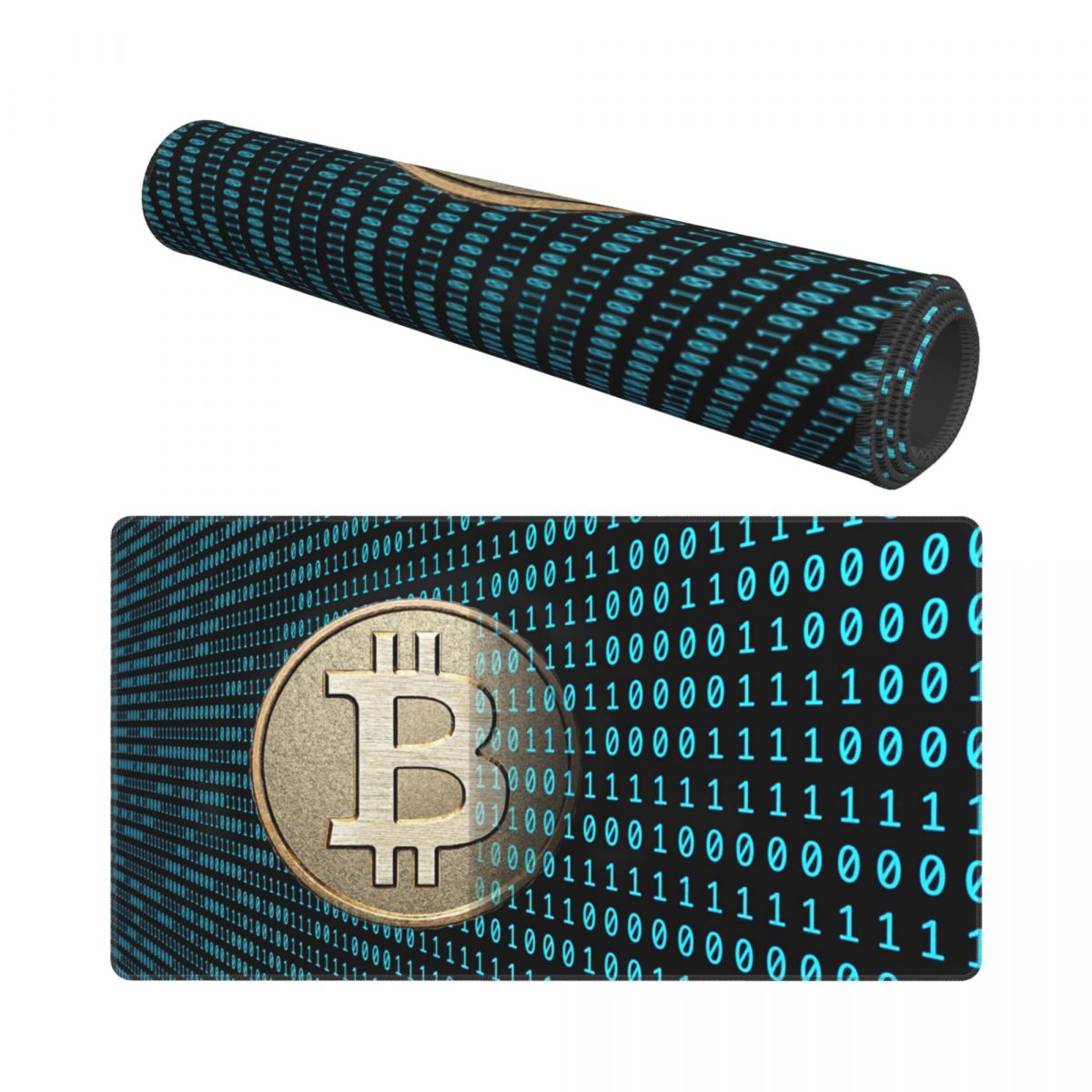 Bitcoin BTC Cryptocurrency Gaming Mouse Pad Keyboard Table Mat