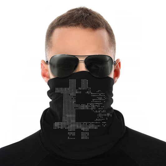Bitcoin scarves face mask