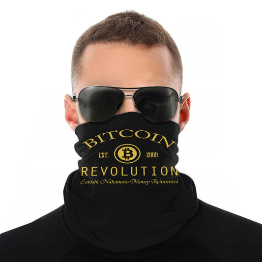Bitcoin Revolution Face Mask