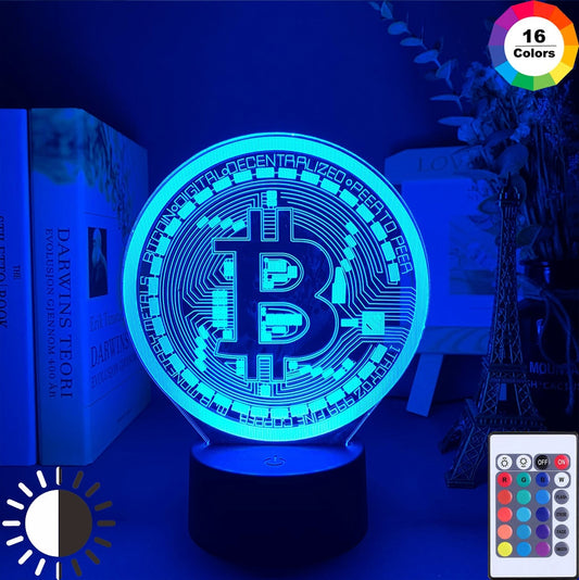Bitcoin-LED-Licht