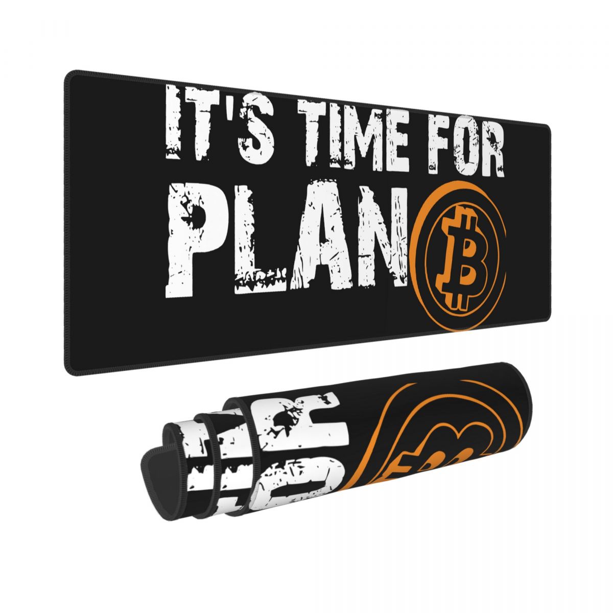 It's Time For Plan B Bitcoin  Long  Mouse Pad