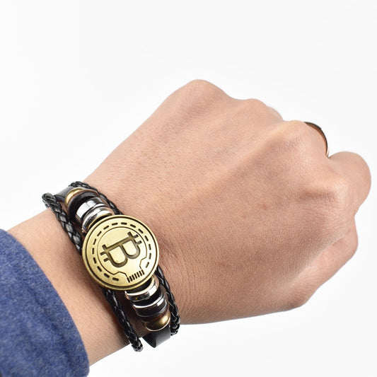 Neues Mode-Bitcoin-Armband handgefertigt
