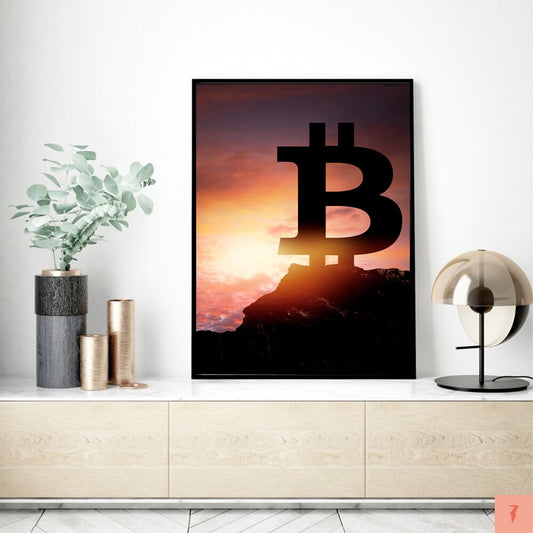Bitcoin-Wandkunst