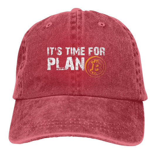 Bitcoin baseball cap plan B 7 colors