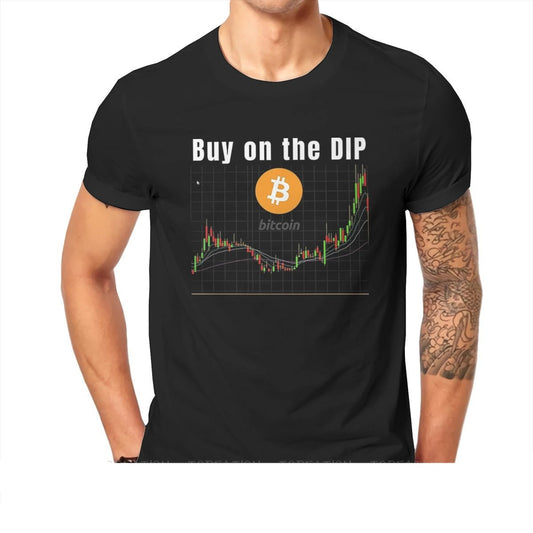 Bitcoin buy on the dip t-shirt 19c